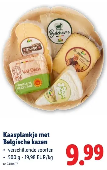 Promotie: Kaasplankje met Belgische kazen