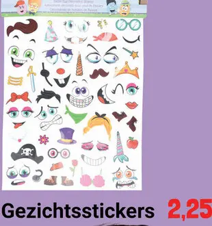 Aanbieding: Paasei Decoratie Stickers