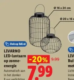Aanbieding: LED-lantaarn op zonne-energie