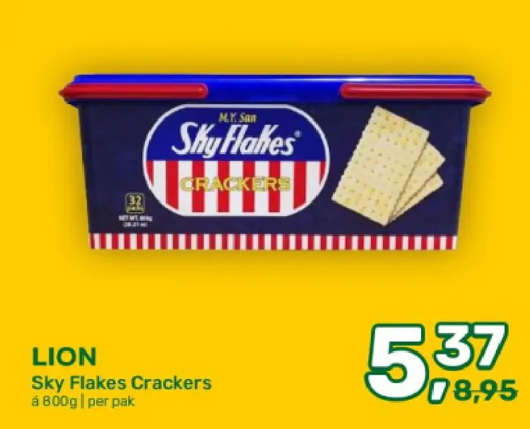 Aanbieding: Sky Flakes Crackers