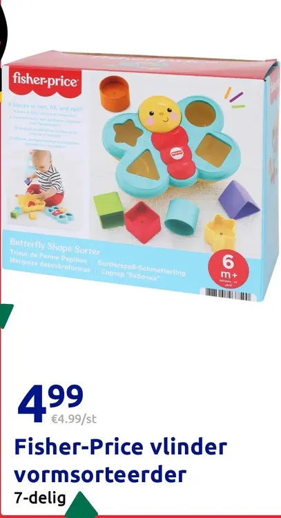 Promotie: Fisher-Price vlinder vormsorteerder