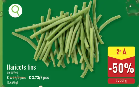 Offre: Haricots fins