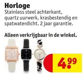 Aanbieding: Horloge
