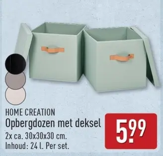 Aanbieding: Opbergdozen met deksel