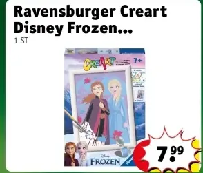 Promotie: Ravensburger Creart Disney Frozen Schilderen Op Nummer