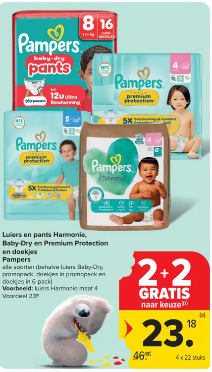 Promotie: Luiers en pants Harmonie, Baby-Dry en Premium