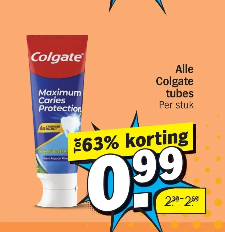 Aanbieding: Alle Colgate tubes