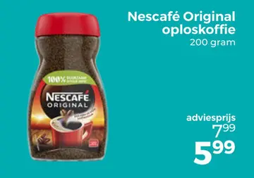 Aanbieding: Nescafé Original oploskoffie