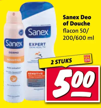 Aanbieding: Sanex Deo of Douche