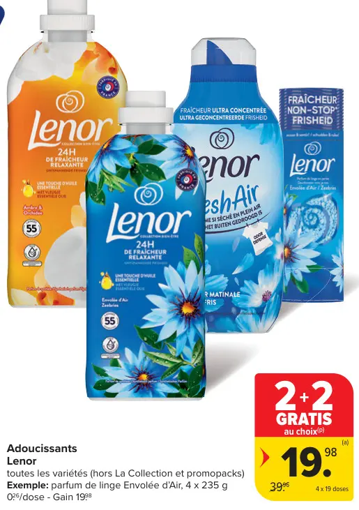 Offre: Adoucissants