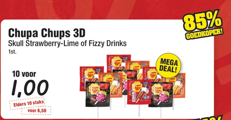 Aanbieding: Chupa Chups 3D