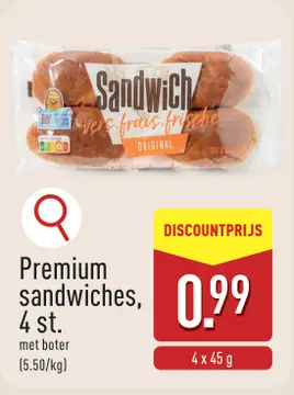 Aanbieding: Premium sandwiches