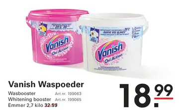 Aanbieding: Vanish Waspoeder