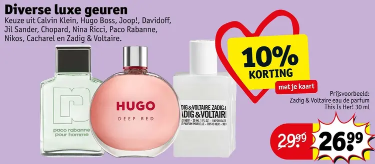 Aanbieding: Diverse luxe geuren