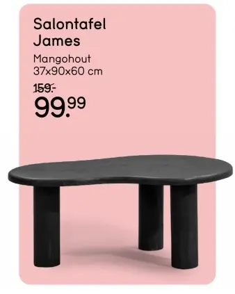 Aanbieding: Salontafel James