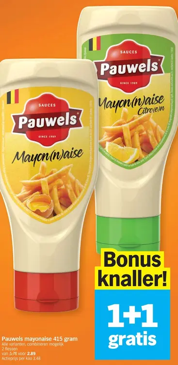 Promotie: Pauwels mayonaise