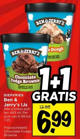 Aanbieding: Ben & Jerry's IJs