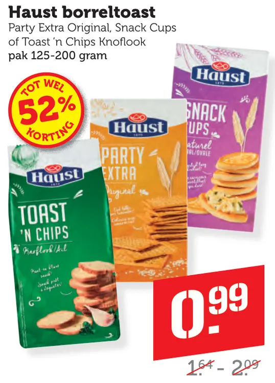 Aanbieding: Haust borreltoast