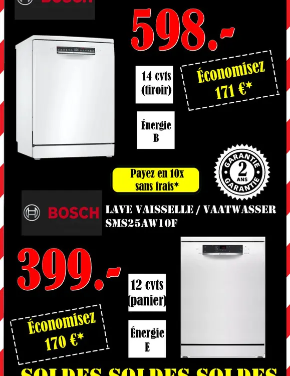 Offre: Lave vaisselle / vaatwasser sms25aw10f