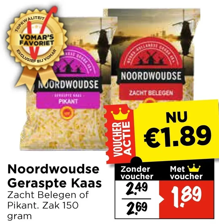 Aanbieding: Noordwoudse Geraspte Kaas