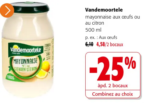 Offre: Mayonnaise met een citroen citron
