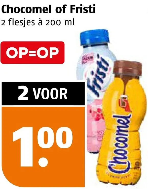Aanbieding: Chocomel of Fristi