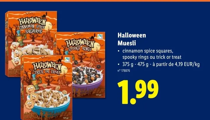 Offre: Halloween Muesli