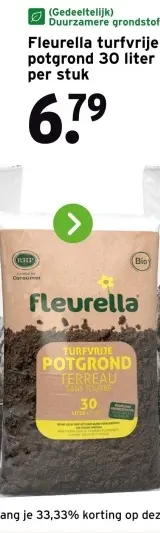 Aanbieding: Fleurella turfvrije potgrond