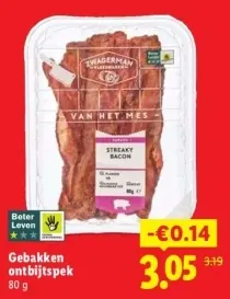 Aanbieding: Gebakken ontbijtspek
