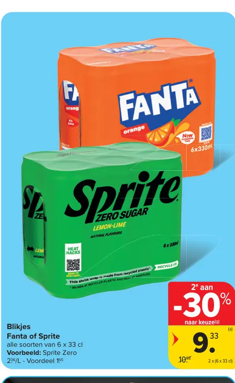 Promotie: Fanta of Sprite