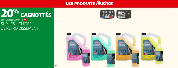 Promotie: Liquides de refroidissement