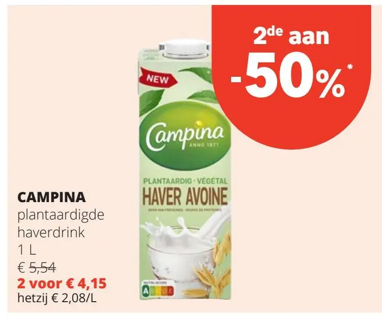 Aanbieding: haverdrink