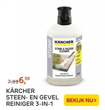 Aanbieding: KÄRCHER STEEN- EN GEVEL REINIGER 3-IN-1