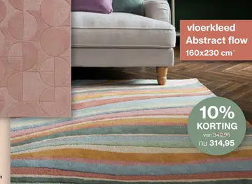 Aanbieding: Vloerkleed Abstract flow