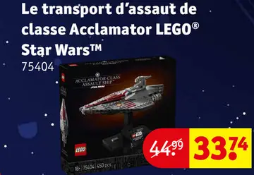 Offre: Le transport d'assaut de classe Acclamator LEGO