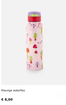 Aanbieding: Kleurige waterfles