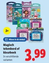 Aanbieding: Magisch tekenbord of kleurboek