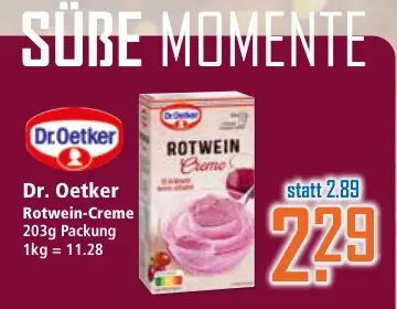 Aanbieding: Rotwein-Creme