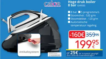 Promotie: Hoge druk boiler