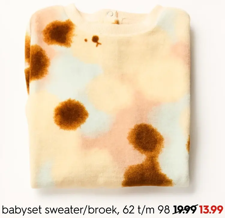 Aanbieding: Babyset sweater/broek