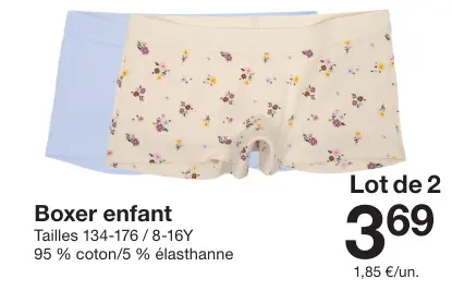 Offre: Boxer enfant