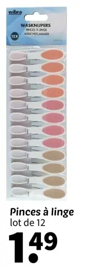 Offre: Pinces à linge