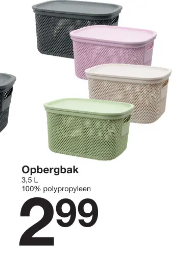 Aanbieding: Opbergbak