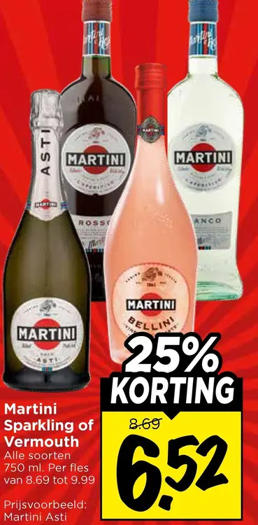 Aanbieding: Martini Sparkling of Vermouth