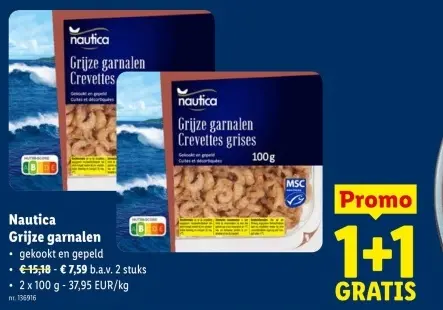 Promotie: Grijze garnalen