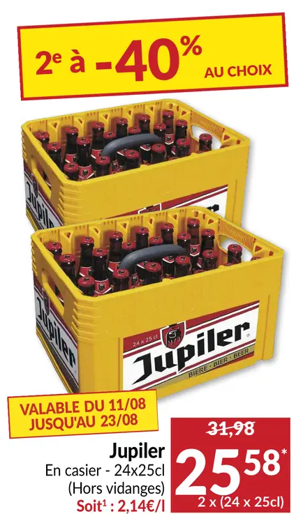 Offre: Jupiler