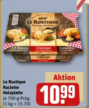 Aanbieding: Raclette Holzplatte