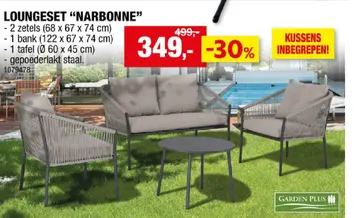 Aanbieding: Loungeset "narbonne"