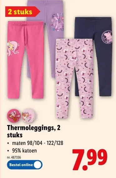 Promotie: Thermoleggings