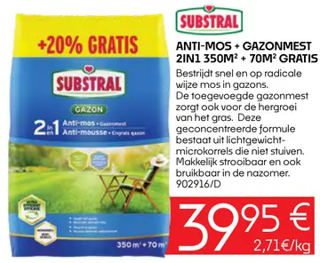 Aanbieding: ANTI-MOS + GAZONMEST 2IN1